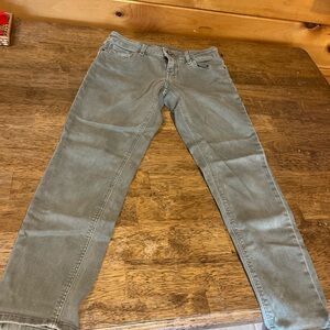 Zara Men's Olive Straight Jeans